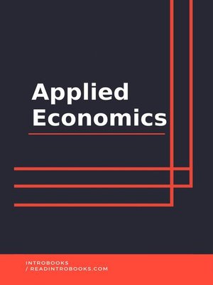 cover image of Applied Economics